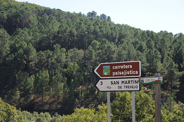 carretera paisajistica sierra gata